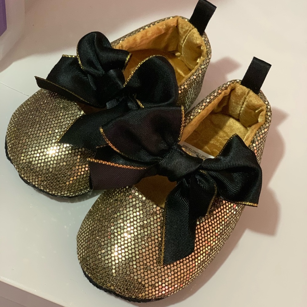 Baby Girl Gold Shoes